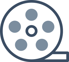 Icono de una cinta de video